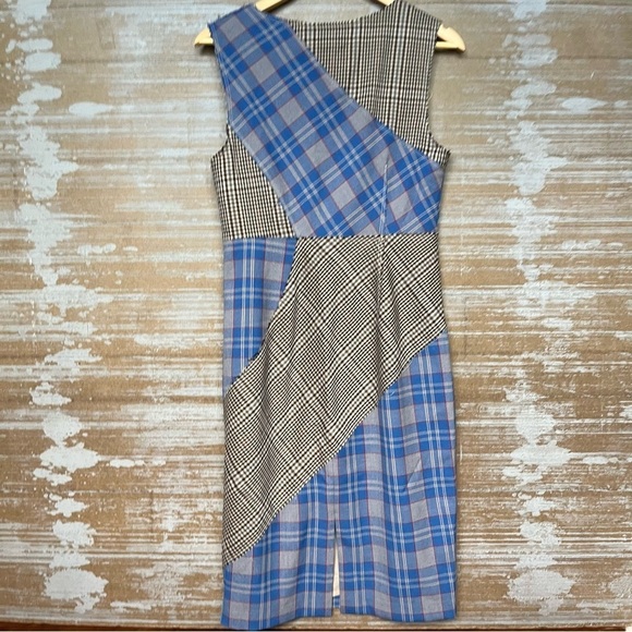 Anthropologie Tracy Reese NWT Plaid Dress Fall Winter Career Classic Womens 10 - Picture 6 of 7
